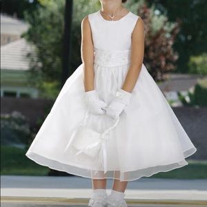 Satin First Communion Dress